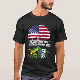 Camiseta Cultivado en Estados Unidos con herencia de bander