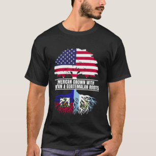 Camiseta Cultivado en Estados Unidos con herencia de bander