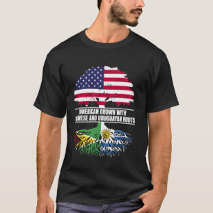 Camiseta Cultivado en Estados Unidos con herencia de bander