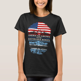 Camiseta Cultivado en Estados Unidos con raíces Batswana B