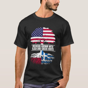 Camiseta Cultivado en Estados Unidos con raíces polacas y g