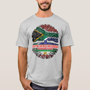 Camiseta Cultivado en Sudáfrica, raíces iraníes – León y So