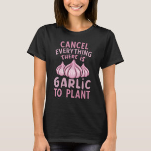 Camiseta Cultivador de Ajo Horticultor de Verduras Ajo