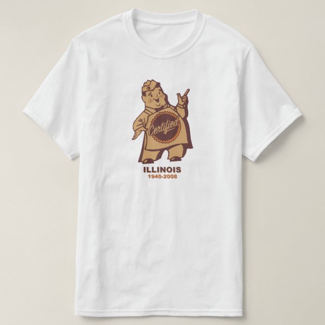Camiseta Cultivadores certificados de Illinois (Diseño del anverso)