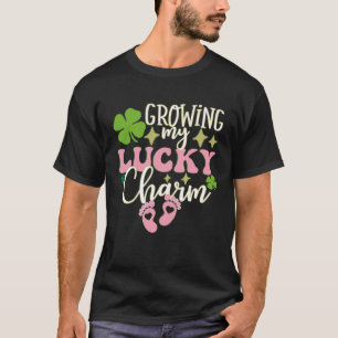 Camiseta Cultivando mi encanto de un embarazo en el Día de