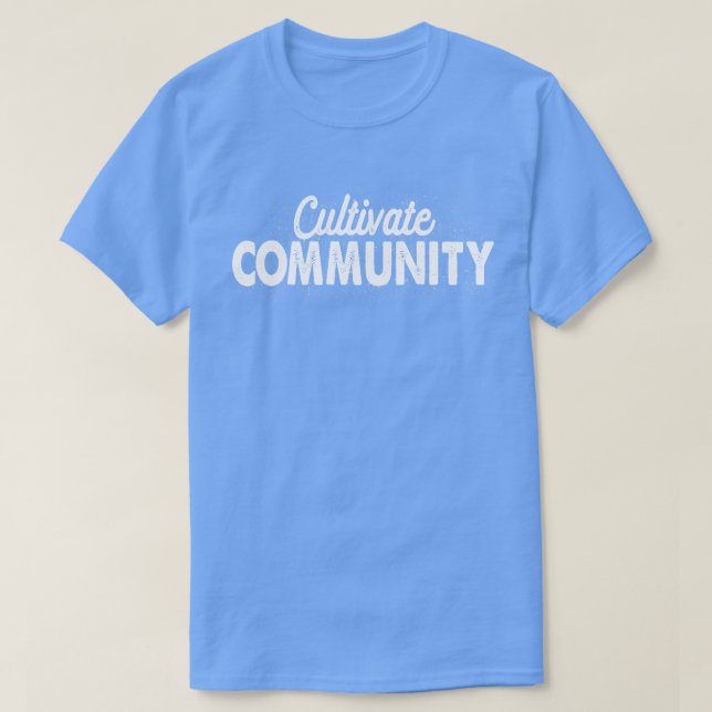 Camiseta Cultivar comunidad (Diseño del anverso)