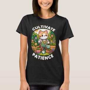 Camiseta Cultivar jardinería de gatos sarcástica para la pa