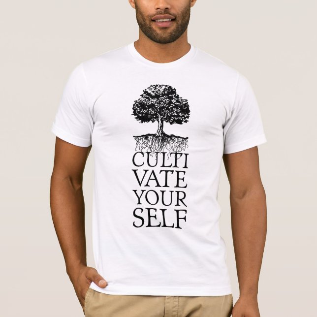 Camiseta Cultivar tu propio árbol (Anverso)