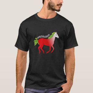 Camiseta Cultivo de Caballo Animal Rábano Picante Verdura
