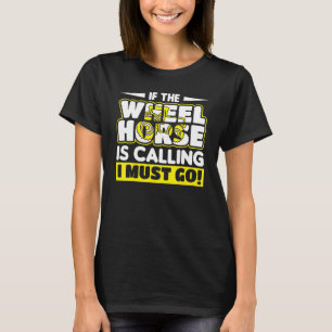 Camiseta Cultivo de caballos de ruedas para granjeros