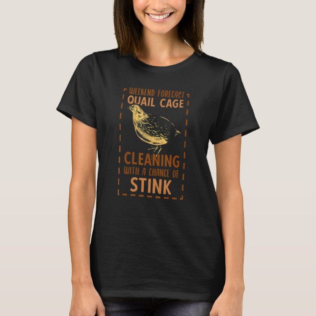 Camiseta Cultivo de codorniz para criadores de codorniz (Anverso)