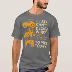 Camiseta Cultivo de cultivo Tractor de agricultura Coser Cu