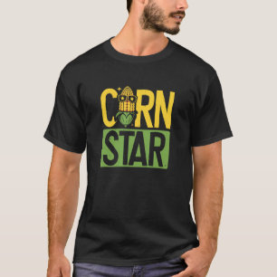 Camiseta Cultivo de granjeros con estrella de maíz