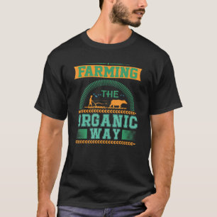 Camiseta Cultivo De La Vía Orgánica Granjero Patriótico Loc