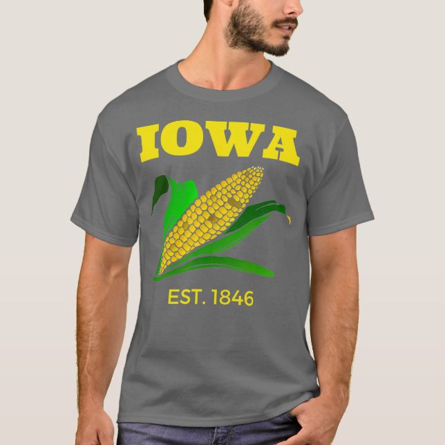 Camiseta Cultivo de maíz Iowa (Anverso)