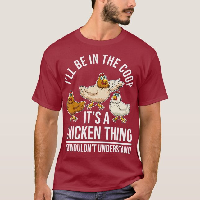 Camiseta Cultivo de pollo - Granjero de pollo de Hen - Esta (Anverso)