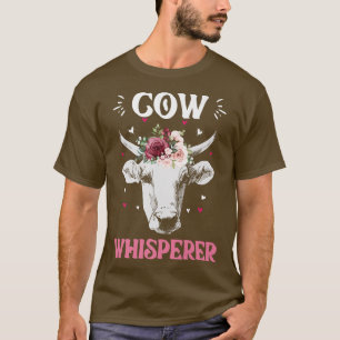 Camiseta Cultivo de Whisperer de vaca de granjero