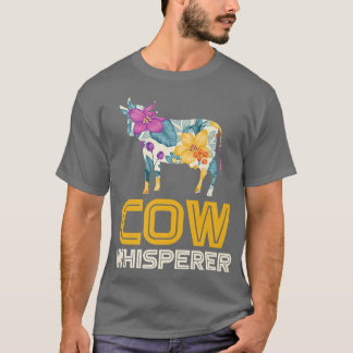 Camiseta Cultivo de Whisperer de vaca de granjero