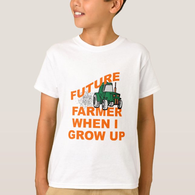 Camiseta Cultivo futuro de Oliverio del granjero (Anverso)