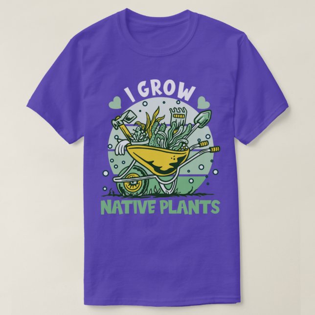 Camiseta Cultivo plantas nativas (Diseño del anverso)