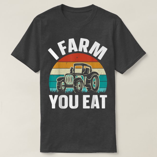 Camiseta Cultivo tú comes granjeros (Diseño del anverso)