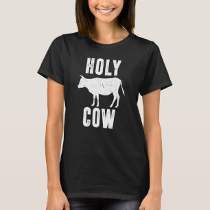 Camiseta Cultivos de plantas de granja de vaca sagrada