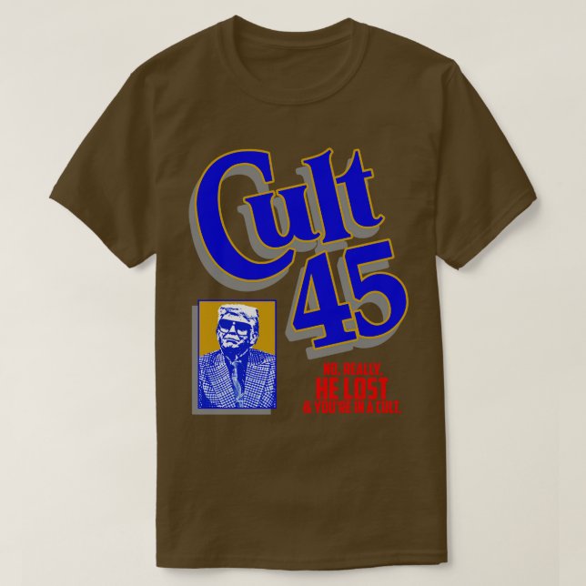 Camiseta Culto 45 No, en verdad perdió (Diseño del anverso)