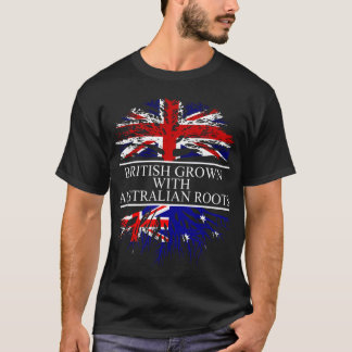 Camiseta Culto británico con la bandera australia de las ra