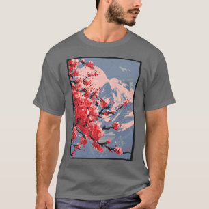 Camiseta Culto chino tradicional de ropa de vestir sakura d