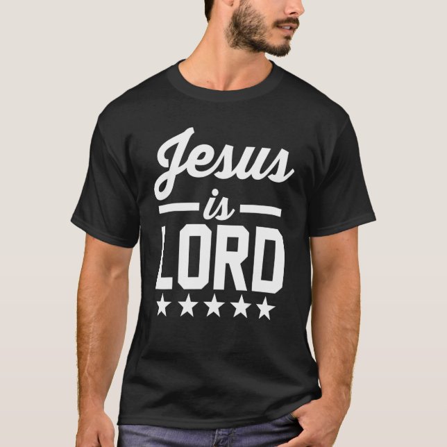 Camiseta Culto religioso cristiano cristiano Jesús es (Anverso)
