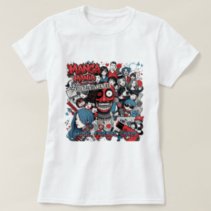 Camiseta cultura arte callejero manía manga