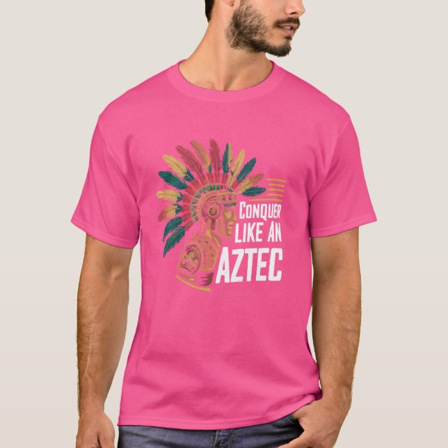 Camiseta Cultura azteca mexicana: Indigeno (Anverso)