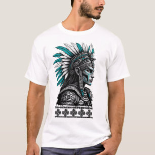 Camiseta Cultura azteca pueblo indígena maya