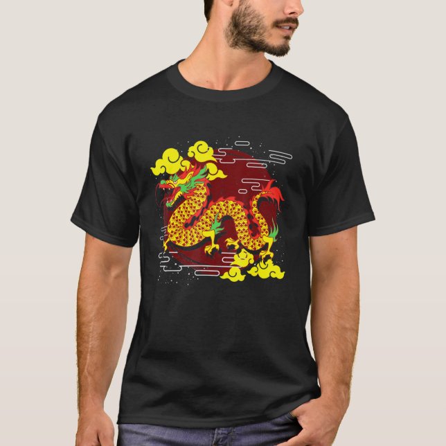 Camiseta Cultura china: Mítica creatura de fantasía animal  (Anverso)