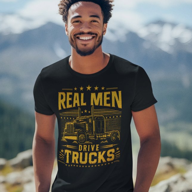 Camiseta Cultura de conducción en camiones en oro (Subido por el creador)