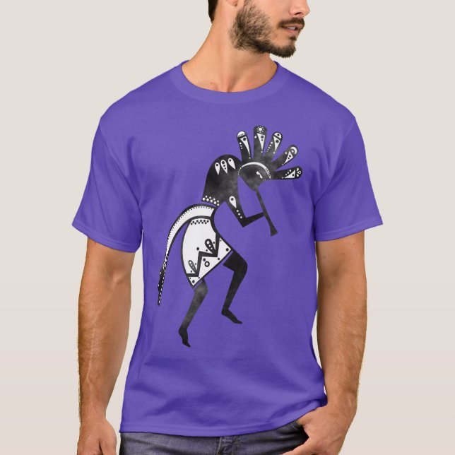 Camiseta Cultura de los nativos estadounidenses - Bailando  (Anverso)
