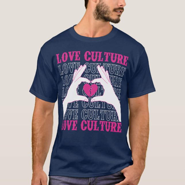 Camiseta Cultura del amor divertida (Anverso)