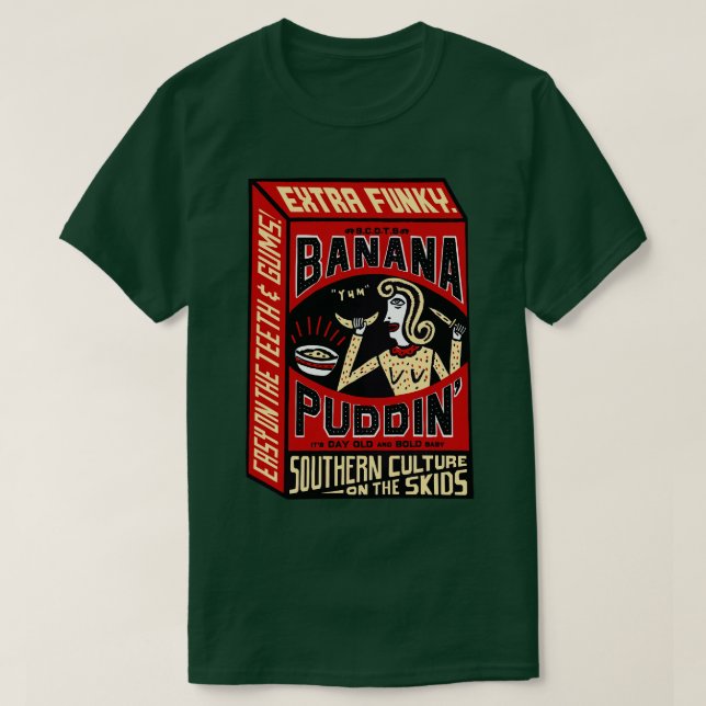 Camiseta Cultura del Sur en el puddin bananero de los niños (Diseño del anverso)