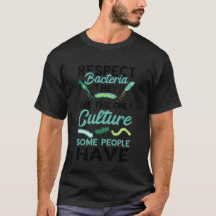 Camiseta Cultura divertida de microbiólogo Microbiología Re