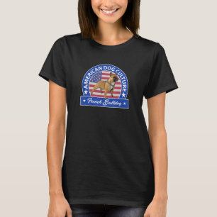 CAMISETA CULTURA DOG ESTADOUNIDENSE PERROS MASCOTAS BULLDOG