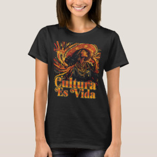 Camiseta Cultura Es Vida, Mes del Patrimonio Hispano