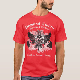 Camiseta Cultura física - Fuerza y estética - Escudo