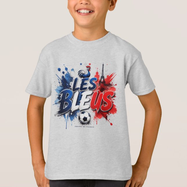 Camiseta Cultura futbolística LES BLEUS (Anverso)