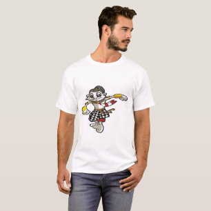 Camiseta cultura indonesia de marionetas wayang