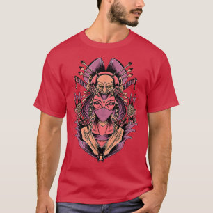 Camiseta Cultura japonesa Geisha segunda banda de guerra ja