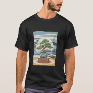 Camiseta Cultura Japonesa Jardinería de Árboles Bonsái Zen 