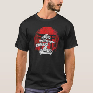 Camiseta Cultura Japonesa Zen Jardinero Budismo Árbol Bonsa