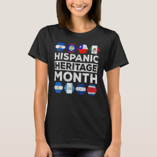 Camiseta Cultura latinoamericana orgullo latino hispano