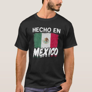 Camiseta Cultura mexicana: Bandera mexicana hecha E