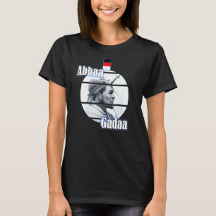 Camiseta Cultura oromo tradición de vestir cultural Abbaa G